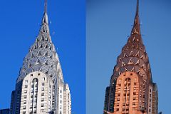 New York City Grand Central Station 03 - Chrysler Building Before And At Sunset